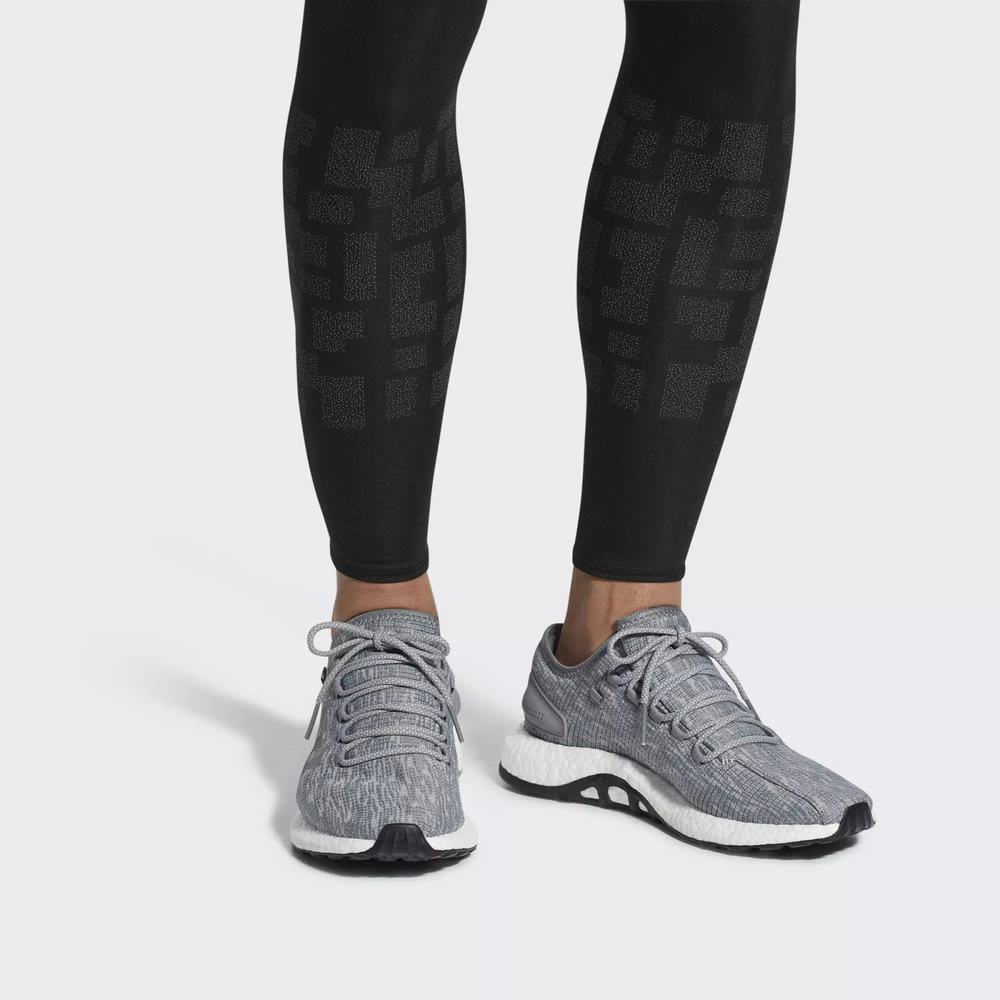 Adidas Pureboost Tenis Para Correr Grises Para Hombre (MX-64288)